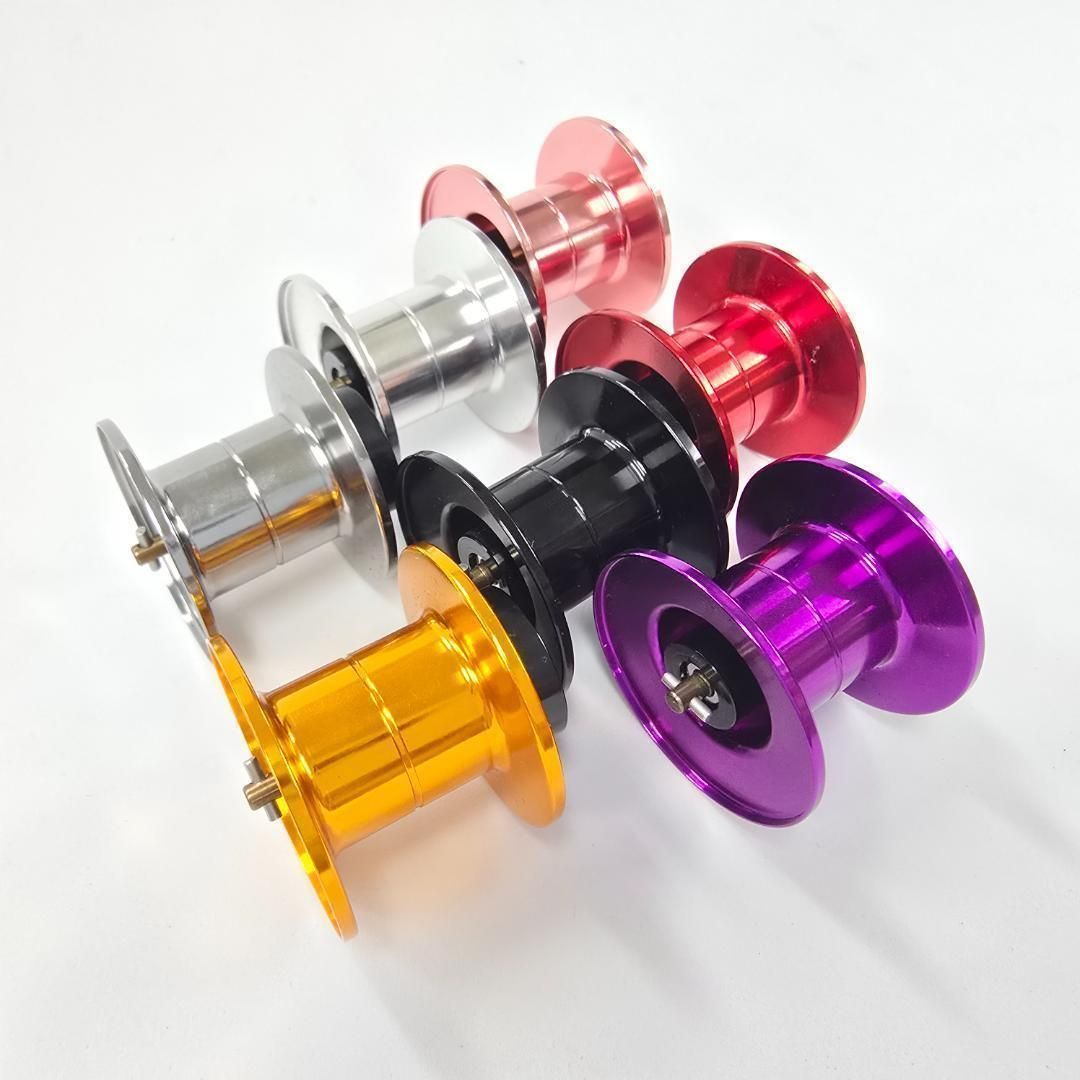 シルバー フィッシングリール メタルスプール 銀色 ベイトリール 替えスプール 金属製 深溝スプール ダイワ DAIWA に