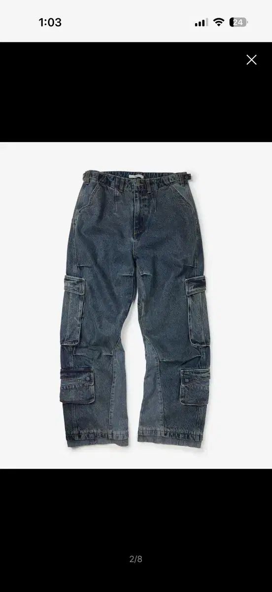 ETCE レイヤードバッグ カーゴパンツ XL
