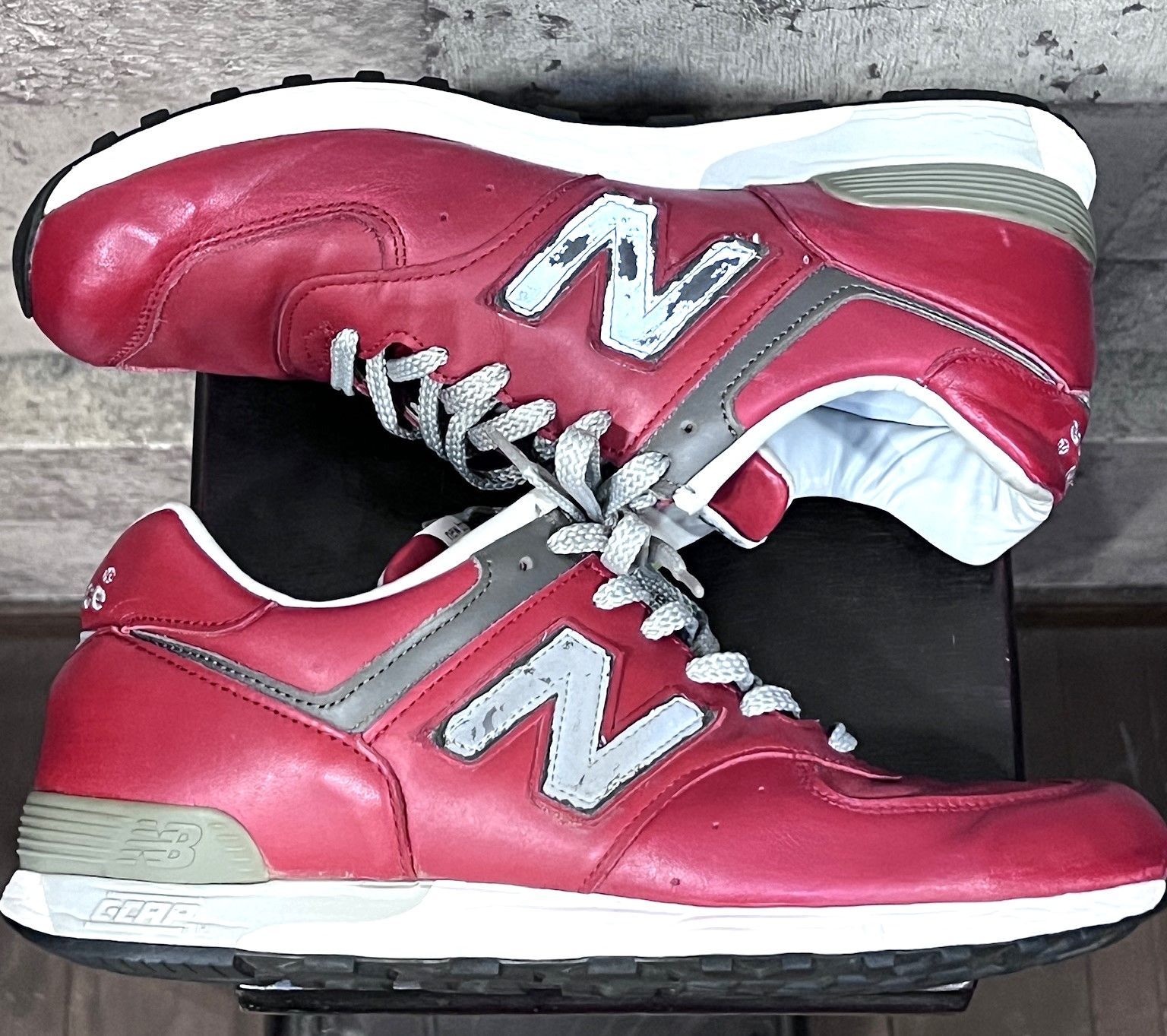 英国製 ニューバランス M576RED 27cm D NEW BALANCE レッド 赤 