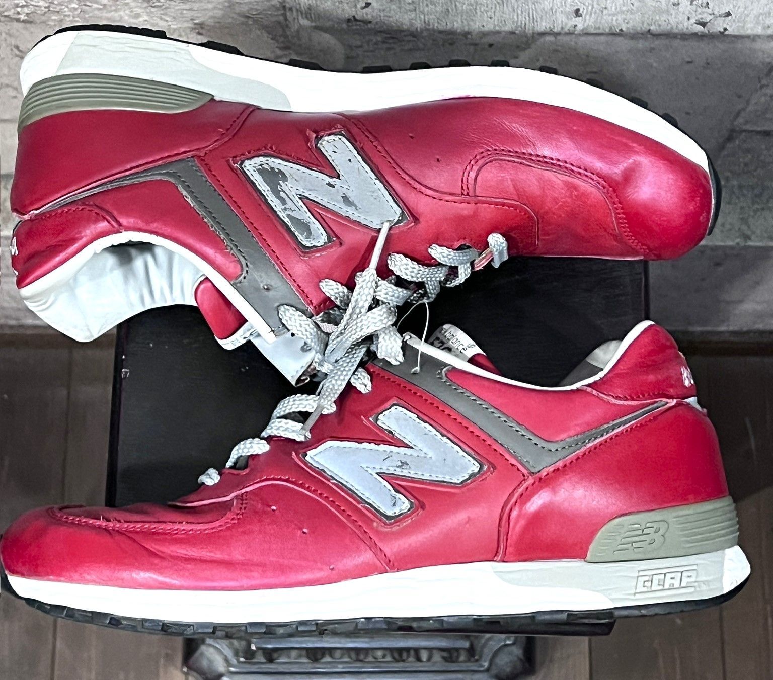 英国製 ニューバランス M576RED 27cm D NEW BALANCE レッド 赤 