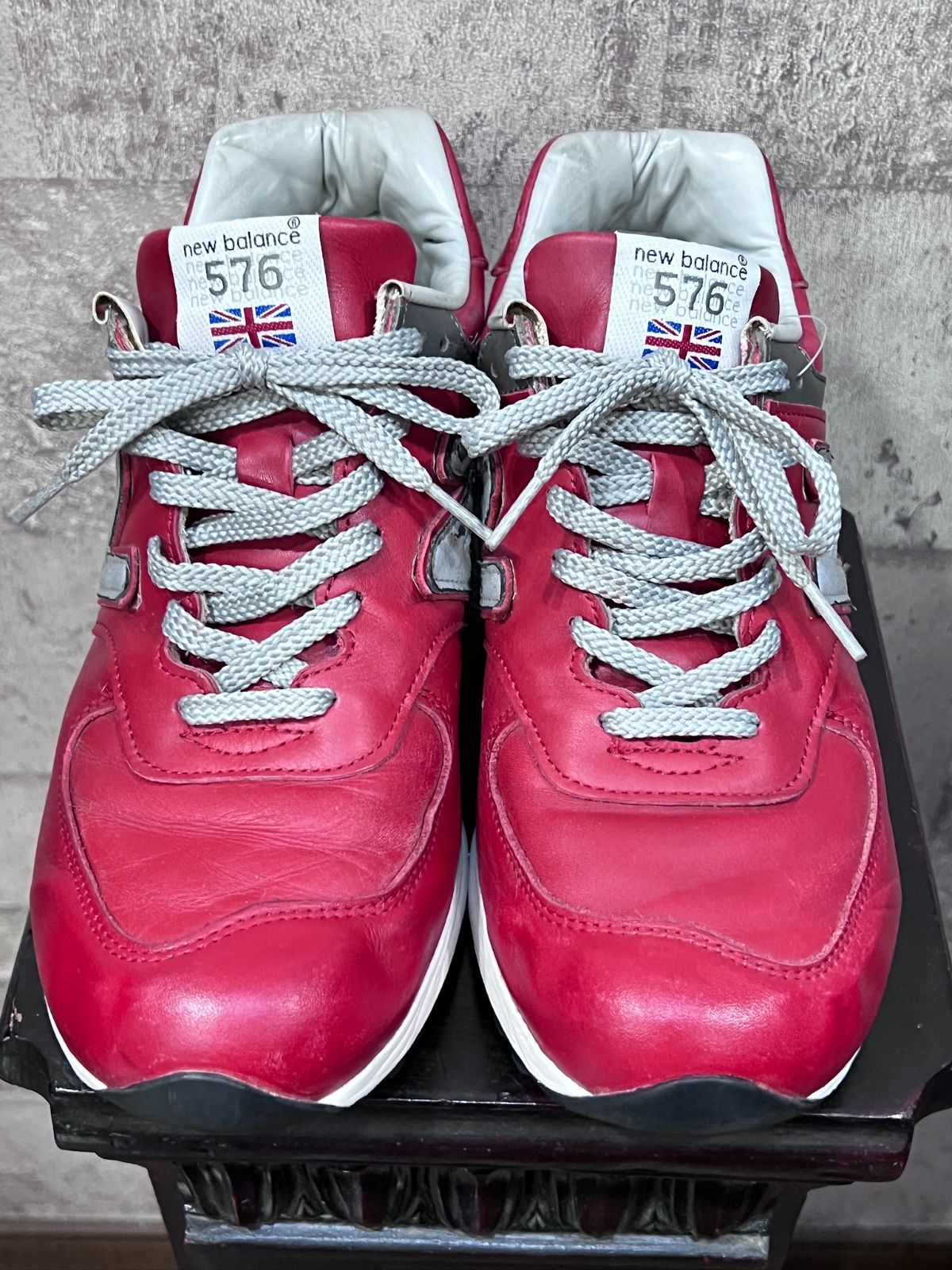 英国製 ニューバランス M576RED 27cm D NEW BALANCE レッド 赤