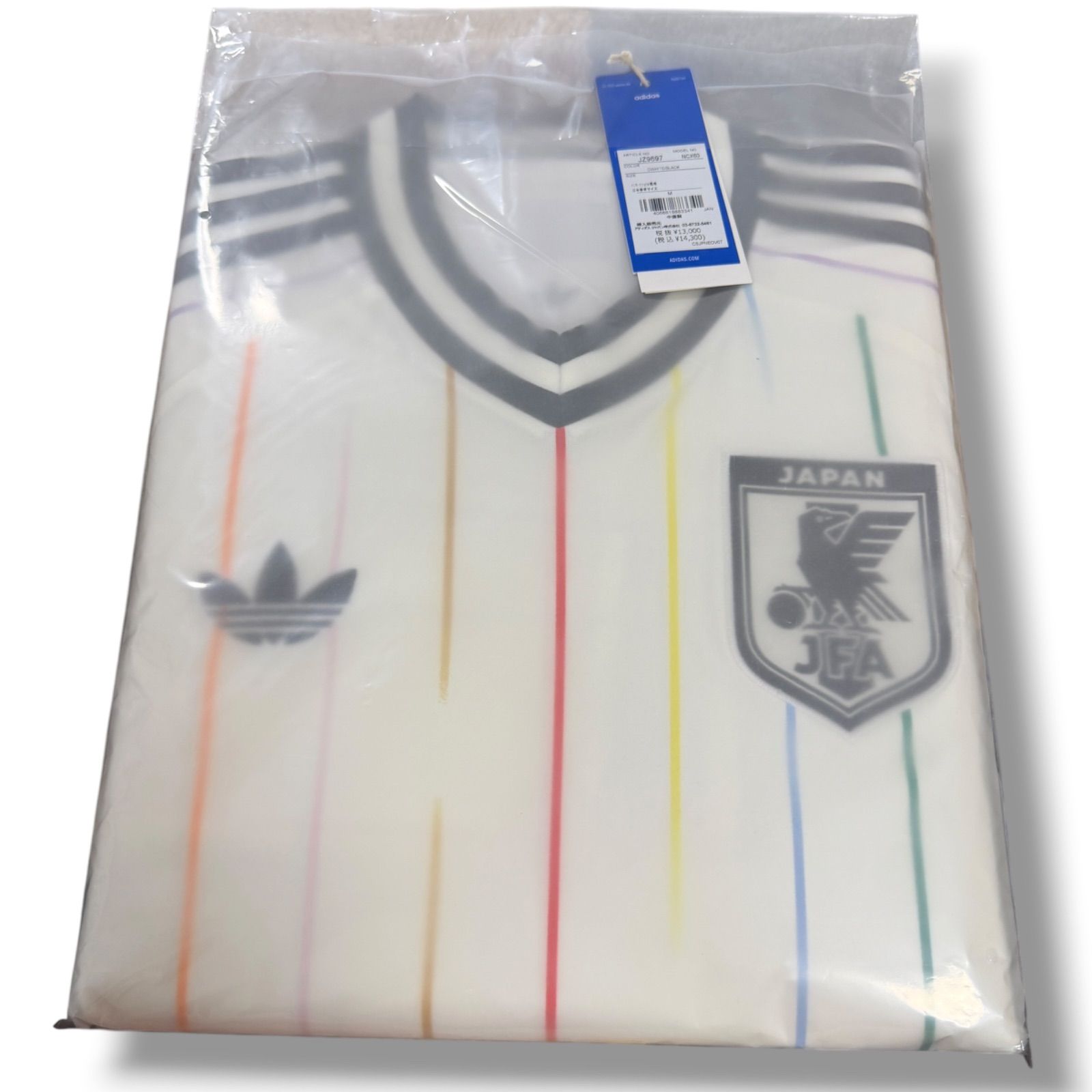 【新品未開封 Mサイズ、紫ライン】正規品 adidas公式 JFA代表 2026 アウェイ レプリカ ユニフォーム 長袖/オーセンティック 日本　アディダス