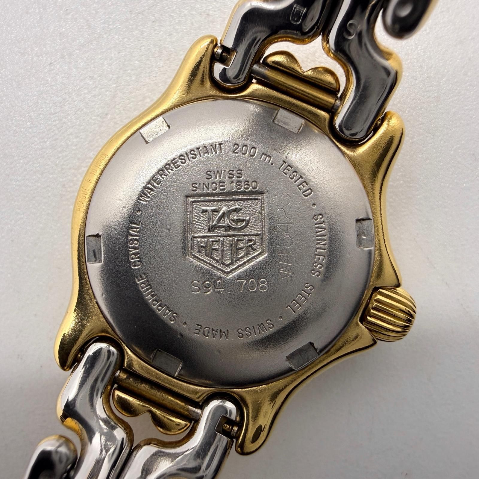 TAG HEUER タグホイヤー セル GP×SS GP×SS アイボリー S94.708M QZ