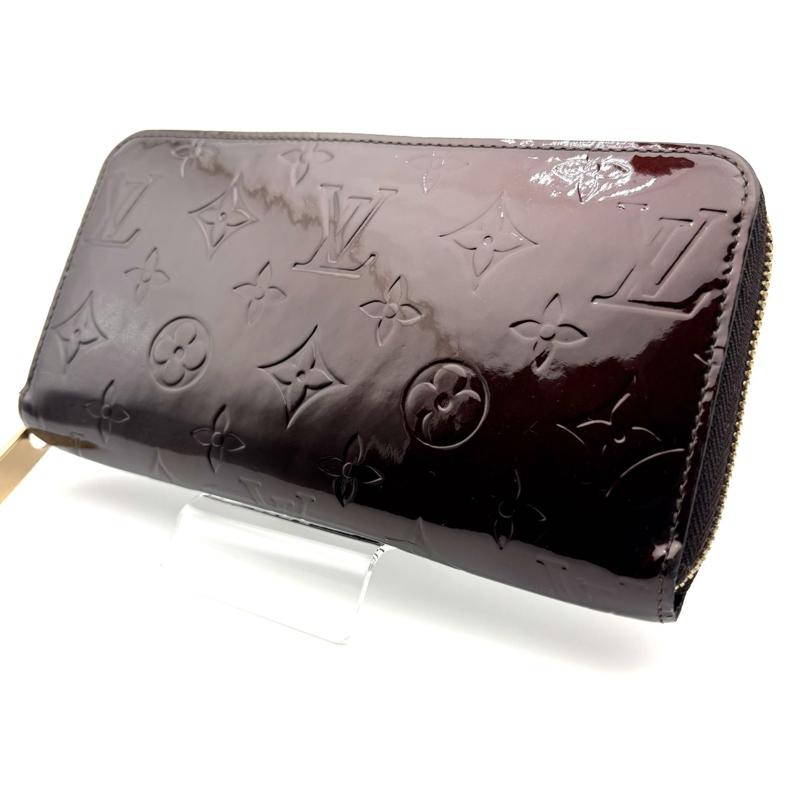 美品 】LOUIS VUITTON ルイヴィトン モノグラム ヴェルニ ジッピー