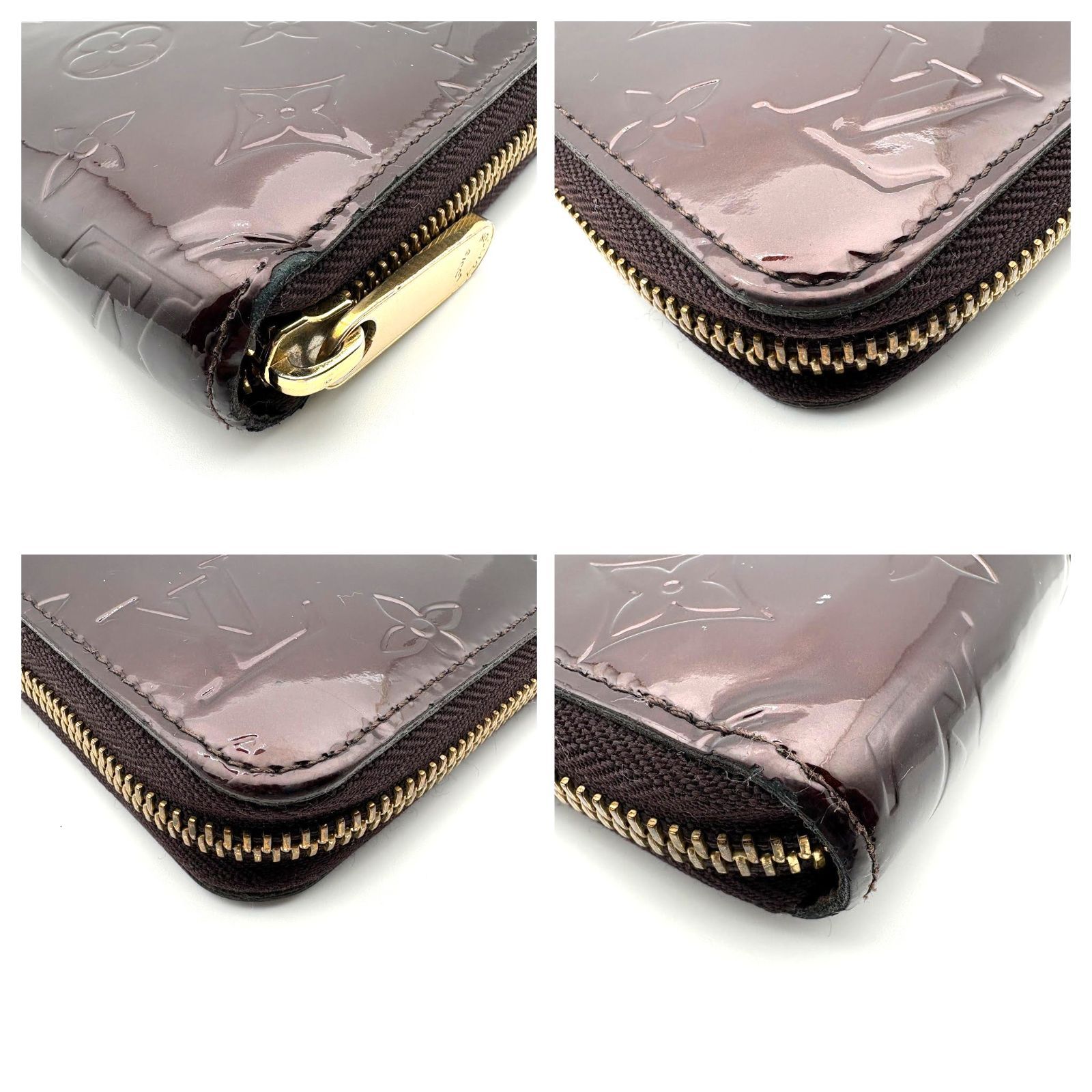 美品 】LOUIS VUITTON ルイヴィトン モノグラム ヴェルニ ジッピー