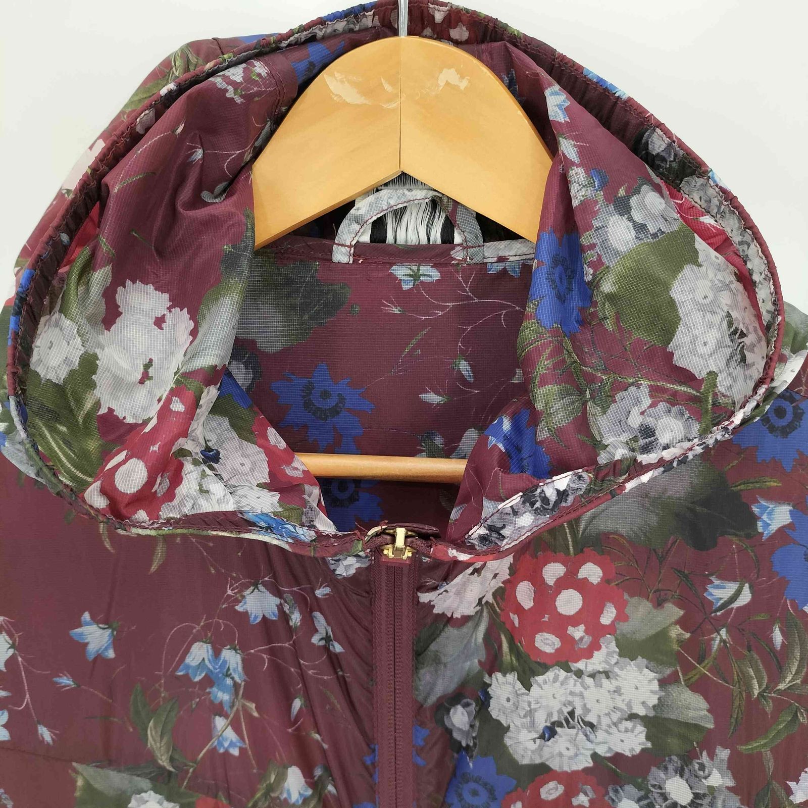 アーデム ERDEM 花柄ナイロン ジップ パーカー メンズ import：M 