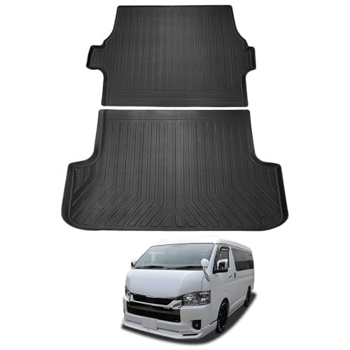 Mixsuper トヨタ ハイエース 200系 ワイドボディ車 専用 ラゲッジマット トランクマット 立体構造 カーゴマット ラゲージトレイ 車種専用設計 防水性 耐摩擦 耐汚れ 耐候性 難燃性 内装パーツ TOYOTA HIACE 200 1型～6型 ワas