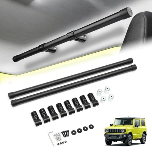 Auto Spec 車内収納 サイドバー 軽自動車 コンパクトカー 用 左右セット 車室内 キャリアバー ジムニー N-VAN エブリイ 車両加工不要 車中泊 釣り サーフ スキー サーフボード ロッドホルダー ラック 棚 荷室 室内as