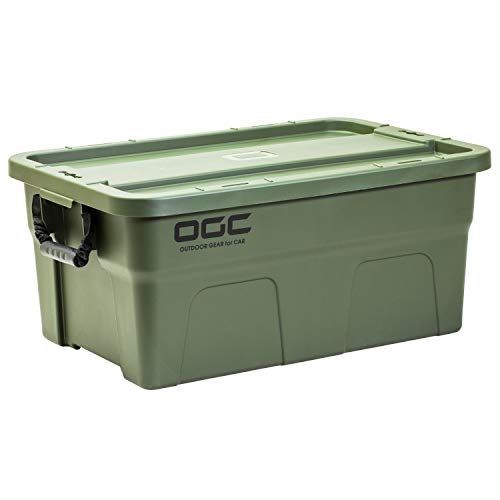 エーモン(amon) OGC ラゲッジボックス W60.6cm×H27cm×D40.4cm 荷物の収納・保管 積み上げても荷崩れしにくい デッドスペースを作らないスクエア形状 8619as