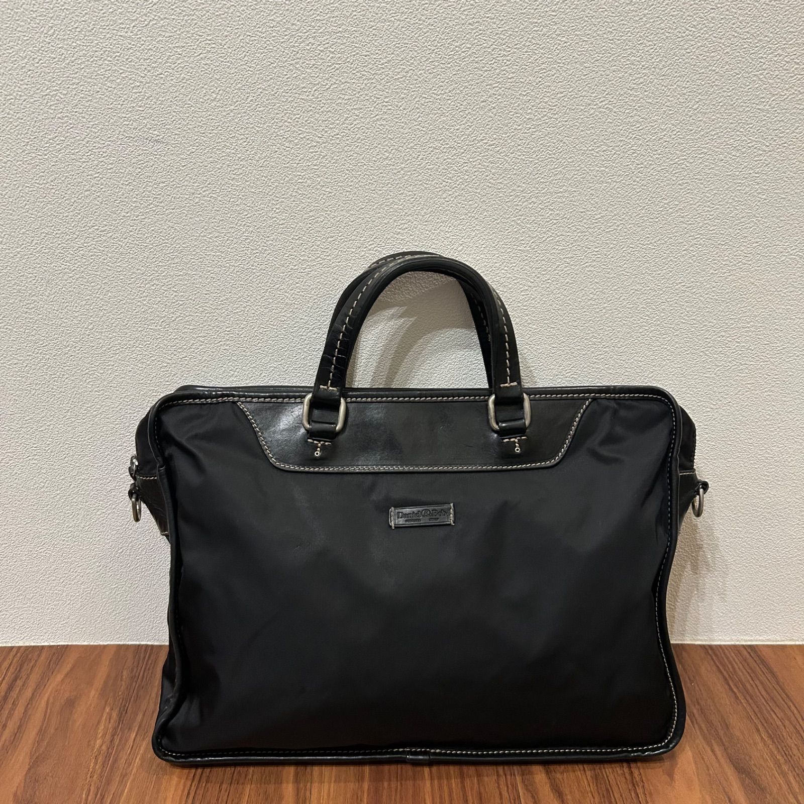 訳あり イタリア製 ハンドメイド daniel&bob メンズ ビジネスバッグ