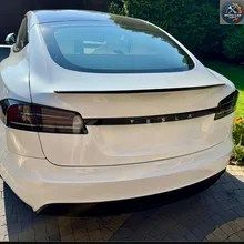 テスラ モデルS スポイラー 2021 - 25 ABS素材 車用テールゲート リアスポイラー