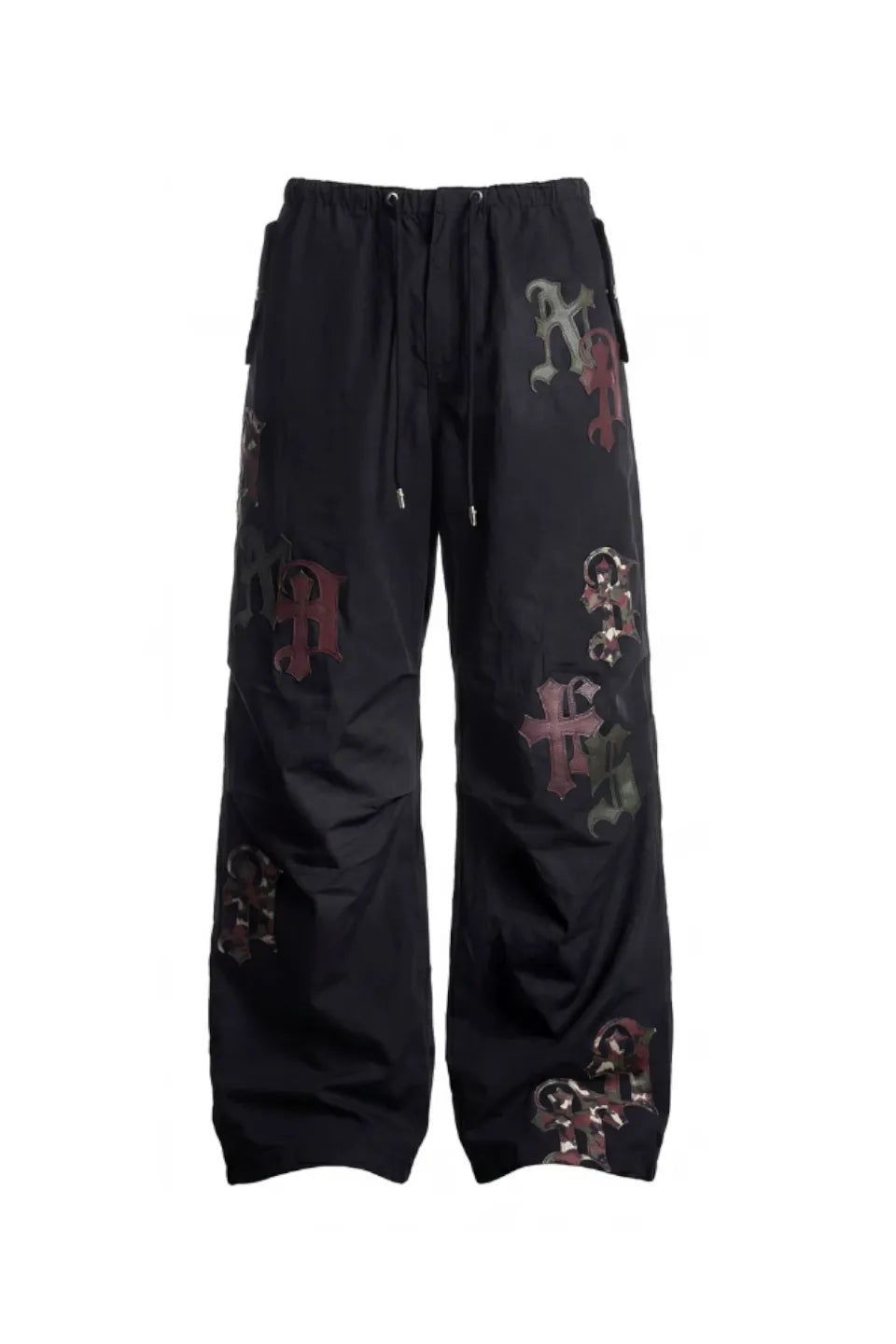 DND4DES | CROSS LEATHER PATCH WIDE TRACK PANTS - メルカリ