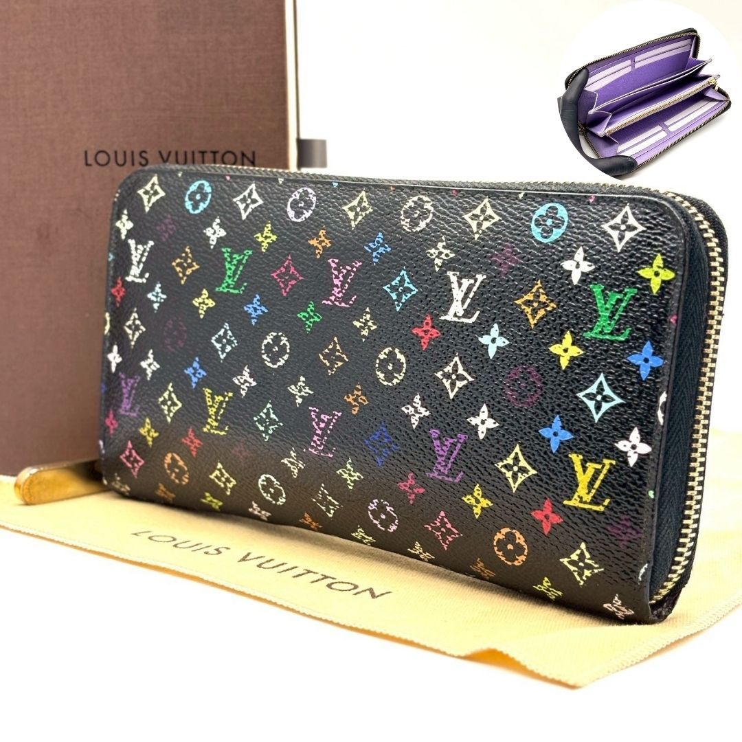 色彩は時代を超える】 LOUIS VUITTON 長財布 モノグラム マルチカラー