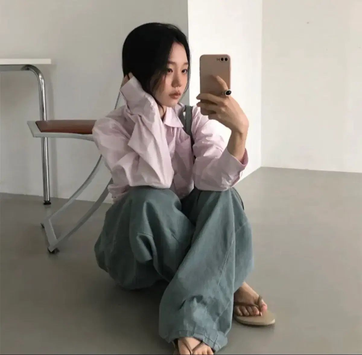 メイビーベイビー Vendue Pants ダスティセージ
