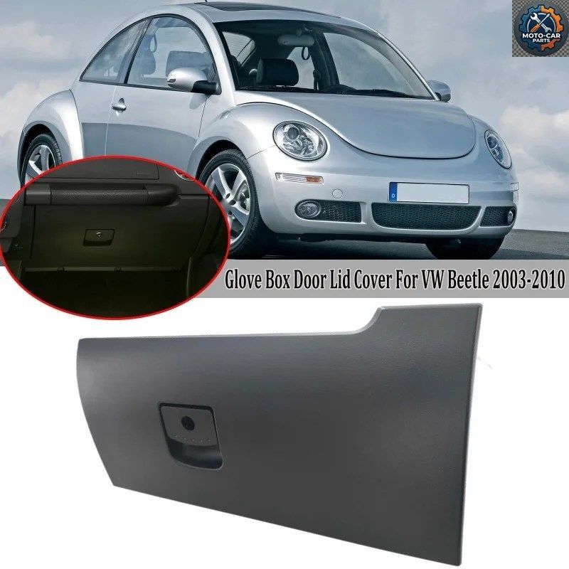 フォルクスワーゲン ビートル 2003-2010年式用 カーコンソール グローブボックス ドアカバー リッド アセンブリ 1C1880300G 内装部品