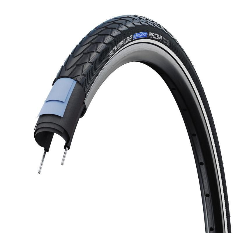 [SCHWALBE(シュワルベ)] 【2個セット】【正規品】マラソンレーサー ツアー/ツーリングタイヤ ブラック リフレックス(ETRTO:40-355) 18x1.50