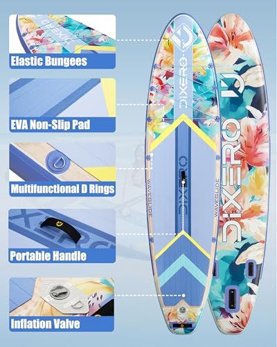 ディクセロ) 空気注入式 スタンドアップパドルボード 11フィート x 33