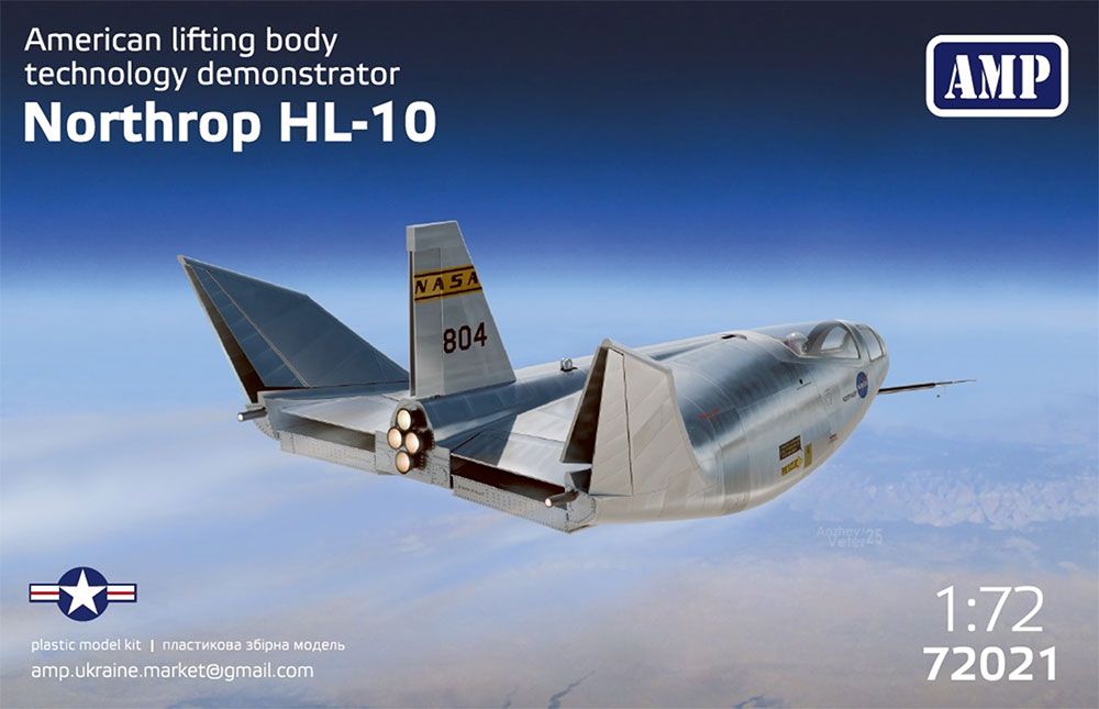 1/72 ノースロップ HL-10 リフティングボディ実験機