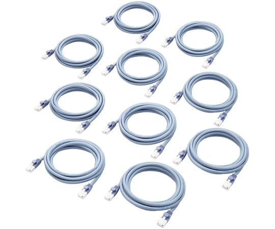 新品 エレコム LANケーブル CAT6準拠 EU RoHS指令準拠 爪折れ防止 簡易パッケージ仕様 2m ブルー 10個セット LD-GPT/BU2/RS1