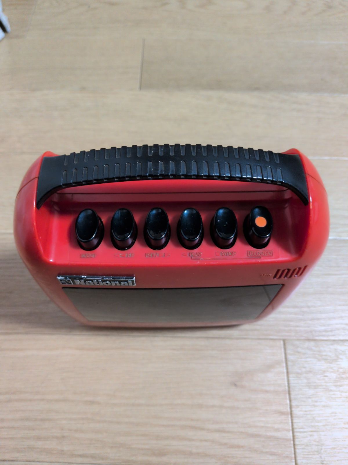 昭和レトロ National RQ-304 カセットテープレコーダー 赤 本体 - メルカリ