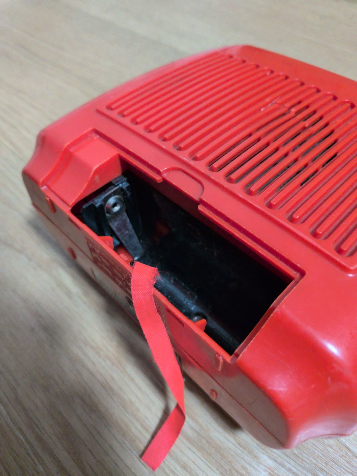 昭和レトロ National RQ-304 カセットテープレコーダー 赤 本体 - メルカリ