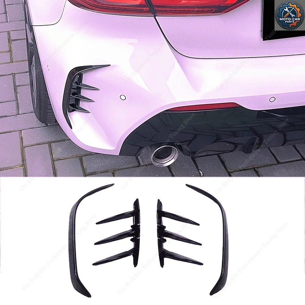 リアバンパーエアロフリック、リアバンパーカナード、スプリッタートリム BMW F40 118I 118D 120I 120D 128TI M135I M SPORT 2019-2024 チ