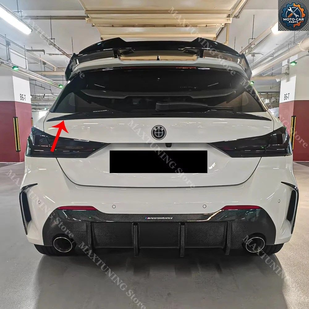 BMW 1シリーズ F40 ハッチバック 118i 118d 120i 128ti M135i 2019-2024 リアトランクミッドスポイラー ロワーウィングスプリッターリップ