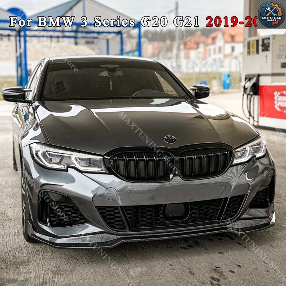 BMW 3シリーズ G20 G21 318I 320I 330I M340I Mスポーツ 2019-2022 フロントバンパースプリッターリップディフューザースポイラープロテク