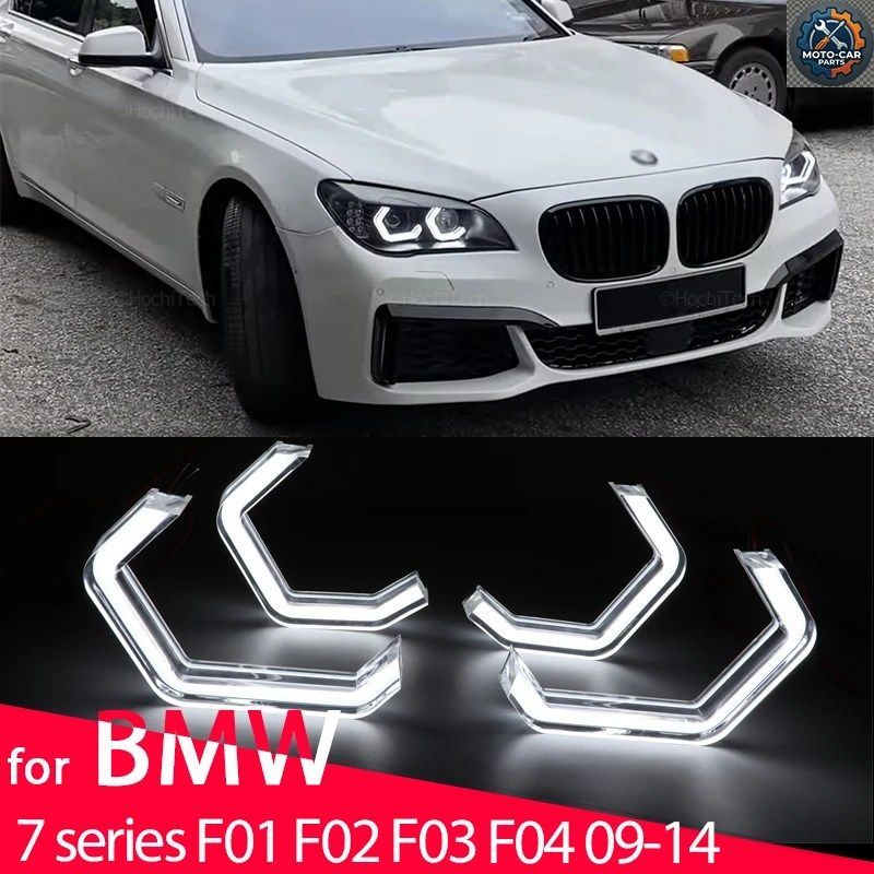 M4コンセプトスタイル DTM LEDホワイトエンジェルアイキット BMW 7シリーズ F01 F02 F03 F04 730I 730LI 740I 750I 750LI 760I 730D 09-14