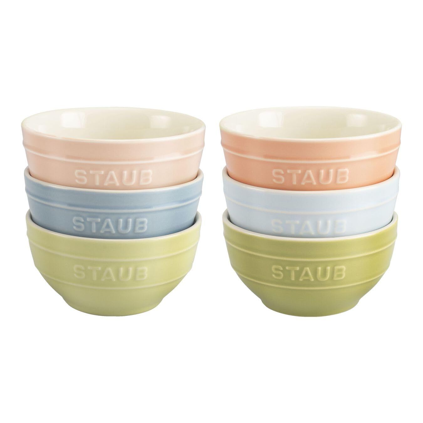 staub ストウブ 「 セラミック ボウル 12cm 6Pセット マカロンカラー 」 ギフト スープボウル ボール 耐熱 陶器 電子レンジ対応 【日本正規販売品】 Z1021-365mt 66729b3a