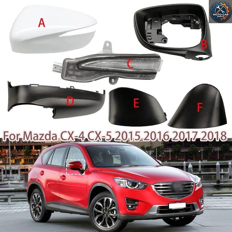 車のサイドミラー下部カバーミラーハウジングフレームマツダCX-3 CX-4 CX-5 2015 - 18 10,636円