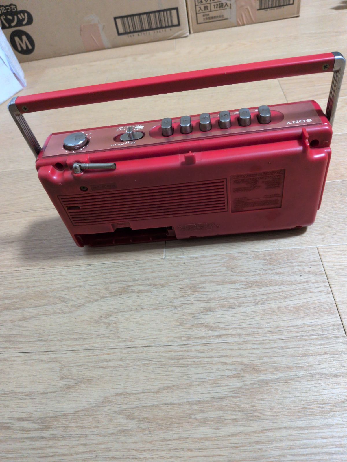 昭和レトロ SONY CFM-120TV ラジカセ カセットレコーダー 本体 - メルカリ