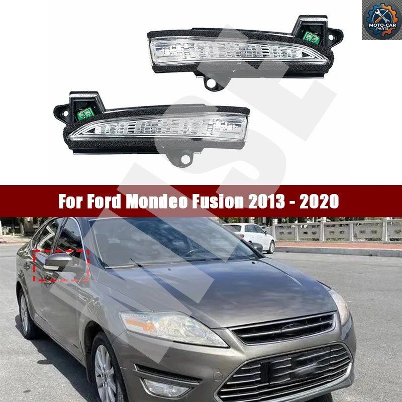 フォード モンデオ フュージョン 2013 - 20 ターンサイドミラーシグナルライトランプ USA