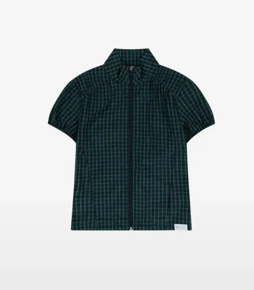 秋山 澪 CHECK PUFFED ZIP-UP