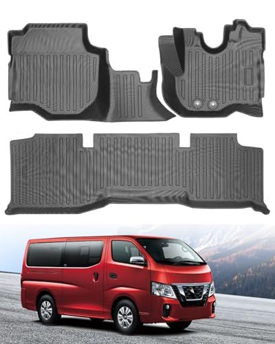 R◆ニッサン NV350 キャラバン E26系 専用設計 フロアマット 3D立体カーマット 防水仕様 TPE素材 滑り止め 耐汚れ NISSAN NV350 CARAVAN E26型 プレミアムGX/バン 5人乗り用 セカンドマット付 内装保 8a88a278