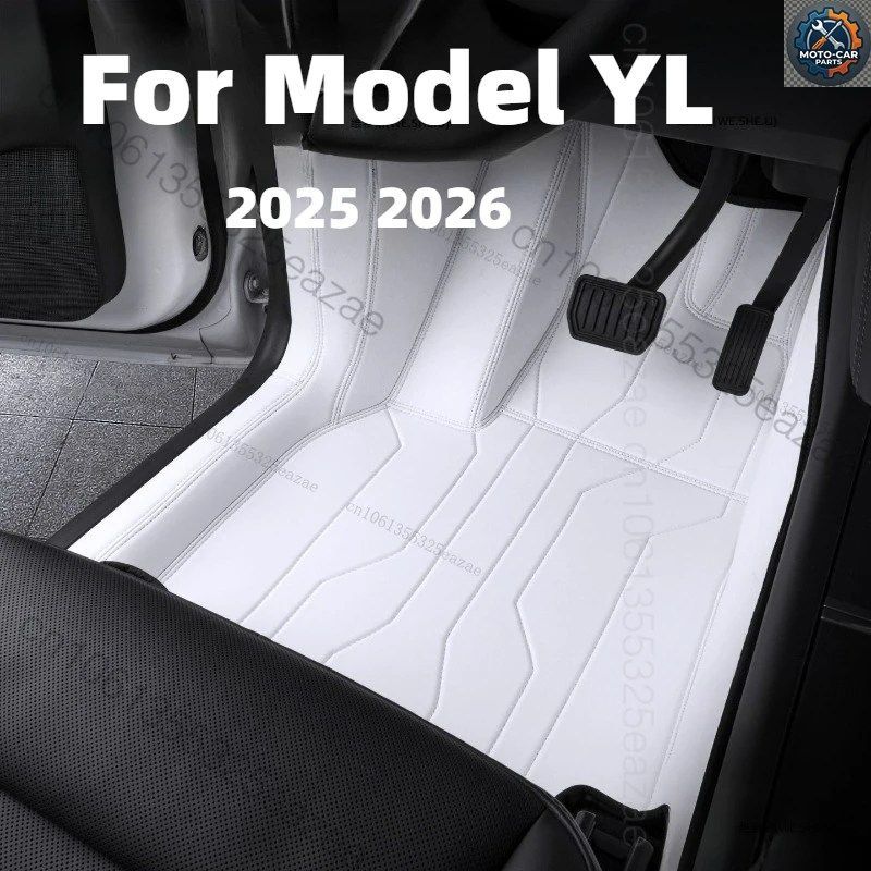 テスラ モデル YL 2025 2026 フルサラウンドレザー防水防汚フロアマット