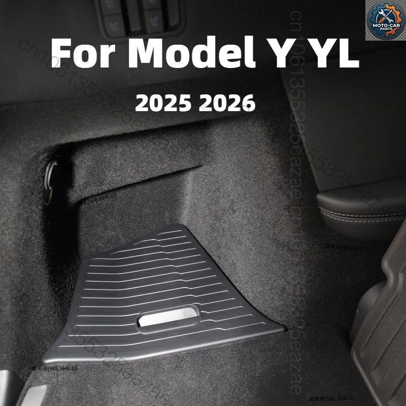 テスラ モデル YL Y ジュニパー トランクオーガナイザー サイドストレージボックス ブーツオーガナイザー フロック加工 TPE マット 汚れ防