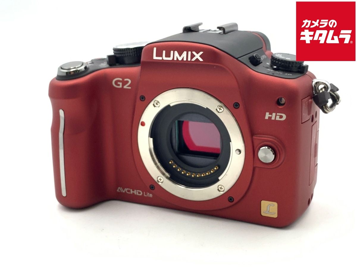 【中古】 【良品】 パナソニック DMC-G2 ボディ コンフォートレッド