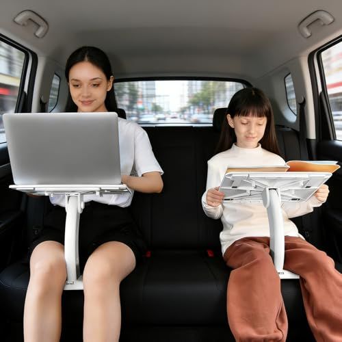 車載テーブル 折りたたみ式 車用テーブル Tesla Model Y/ 3 フードトレイデスク ノートパソコンデスク 後部座席 助手席 ミニテーブル ラップデスク 多機能 折りたたみ式 カーテーブル 食事 旅行用 耐荷重 持ち運びも便利 多目的トレイas