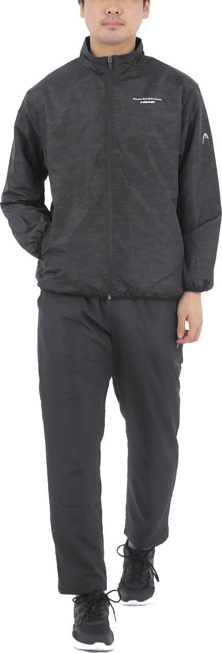 新着商品 [ヘッド] 撥水加工・抗菌防臭 裏トリコットウィンドブレーカー上下セット 3Lサイズ 17.ブラック 9,703円