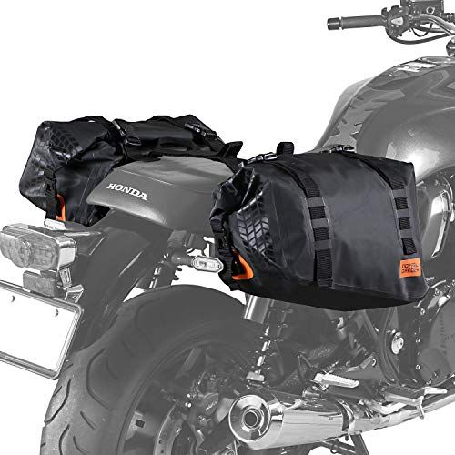 R◆DOPPELGANGER(ドッペルギャンガー) ターポリンサイドバッグ 【キャンプツーリングに必要な防水・大容量】 40L バイク用 ターポリンバッグシリーズ DBT393 98242d7a