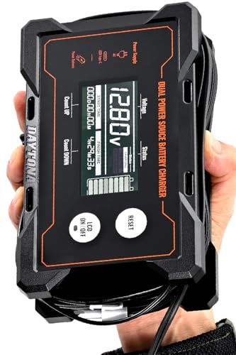 R◆デイトナ(Daytona) バイク バッテリー充電器 12V専用 ポータブル電源対応 ディスプレイ付き バッテリーチャージャー 37802 99c8df74