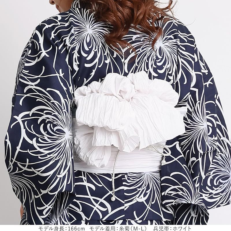 ON NISHIKI] 浴衣 レディース セパレート (ワンピース＋上衣＋帯) 3点