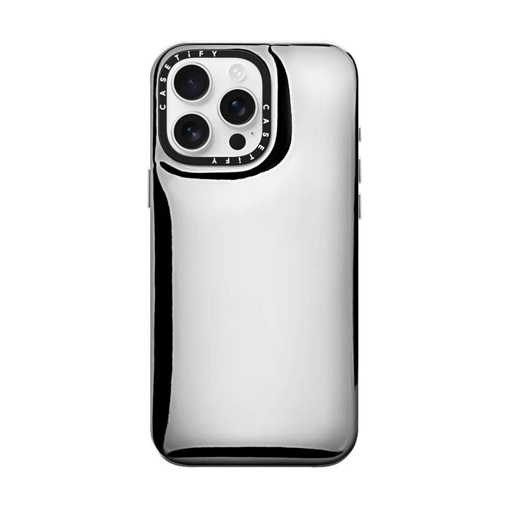 CASETiFY ピロー iPhone 16 Pro Max ケース [耐水性のある素材 / トレンドのY2Kスタイル] - シルバー