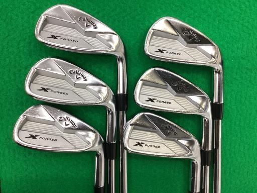 【中古】 キャロウェイ X FORGED(2018) 6S アイアンセット IR NS PRO MODUS3 TOUR120 (フレックスS) メンズ 男性用 右利き 右用 Dランク ゴルフクラブ