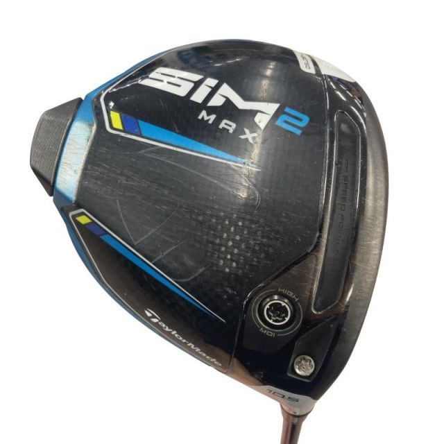 【中古】 テーラーメイド SIM2 MAX 10.5° ドライバー DR TENSEI BLUE TM50(SIM2 DR) (フレックスS) メンズ 男性用 右利き 右用 Cランク ゴルフクラブ
