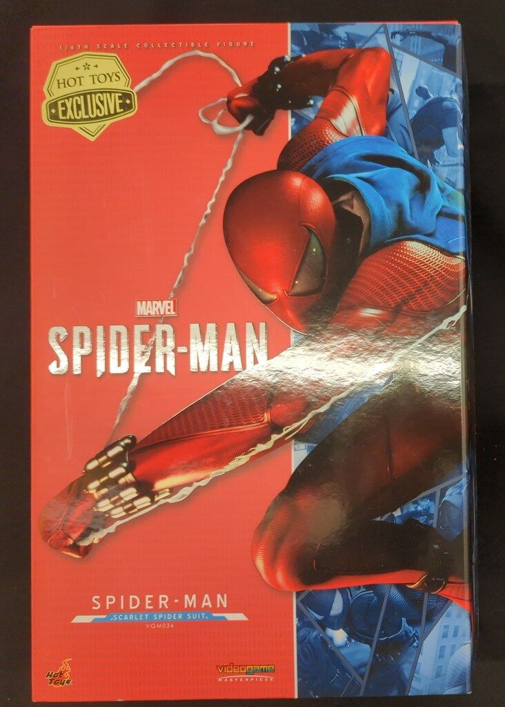 HOTTOYS VIDEOGAME MASTERPIECE SPIDER MAN / SCARLET SPIDER SUIT VGM034