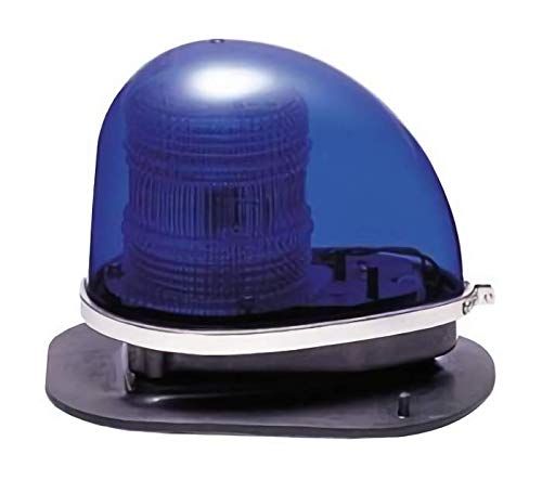 新着商品 KOITO(小糸製作所)丸型警光灯2N型 青 24V 0.5A ゴムマグネットタイプ DFL-2NCB