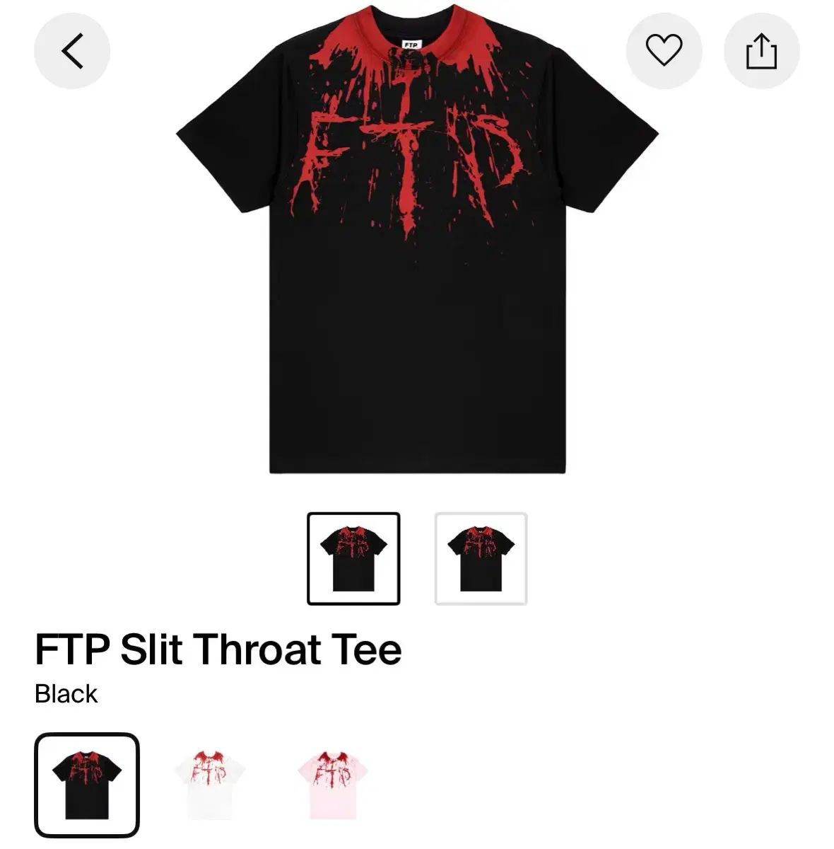 FTP スリット スロート Tシャツ 21,446円