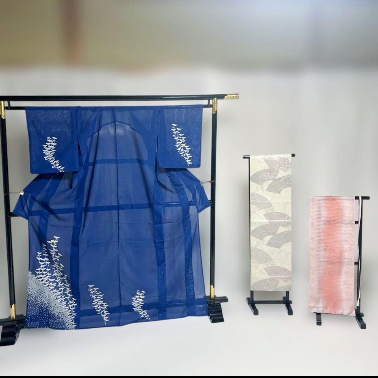 東レ 絽 訪問着 フルセット 夏袋帯 夏帯締め 夏帯揚げ 洗える着物